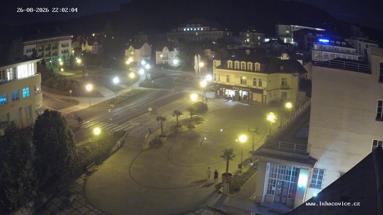 Luhačovice náměstí 28. října