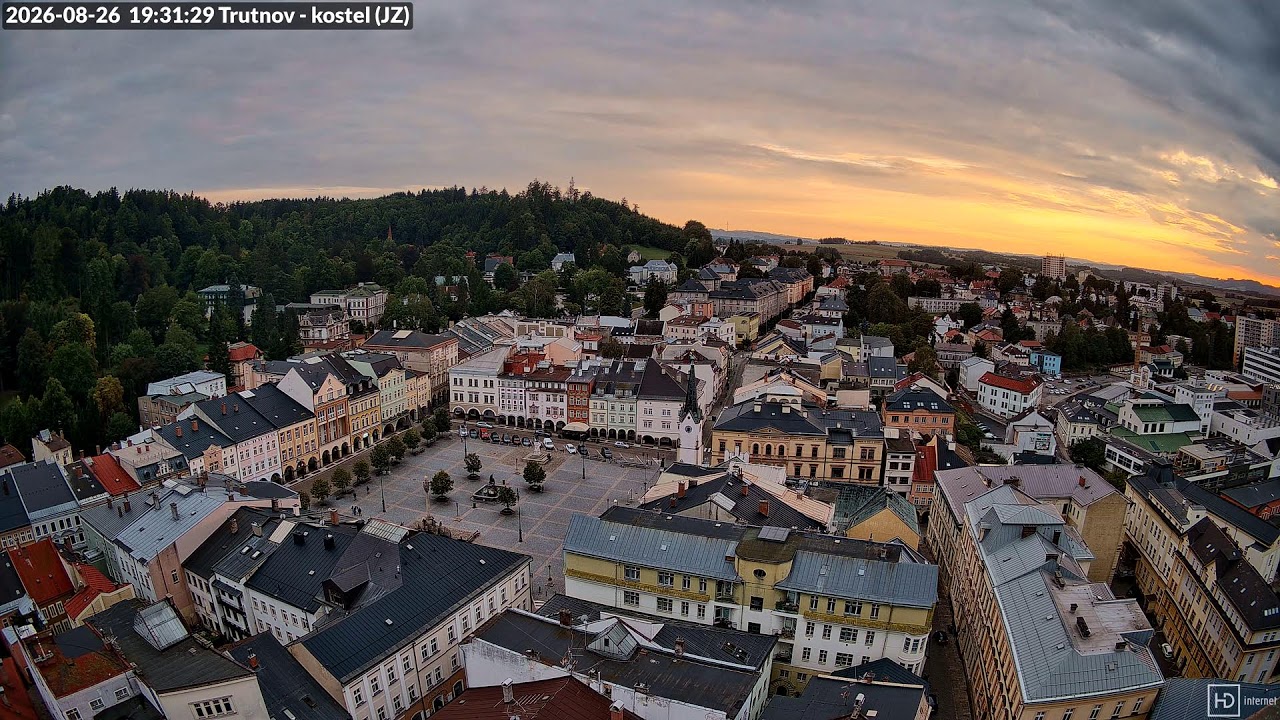 Trutnov panorama z kostela